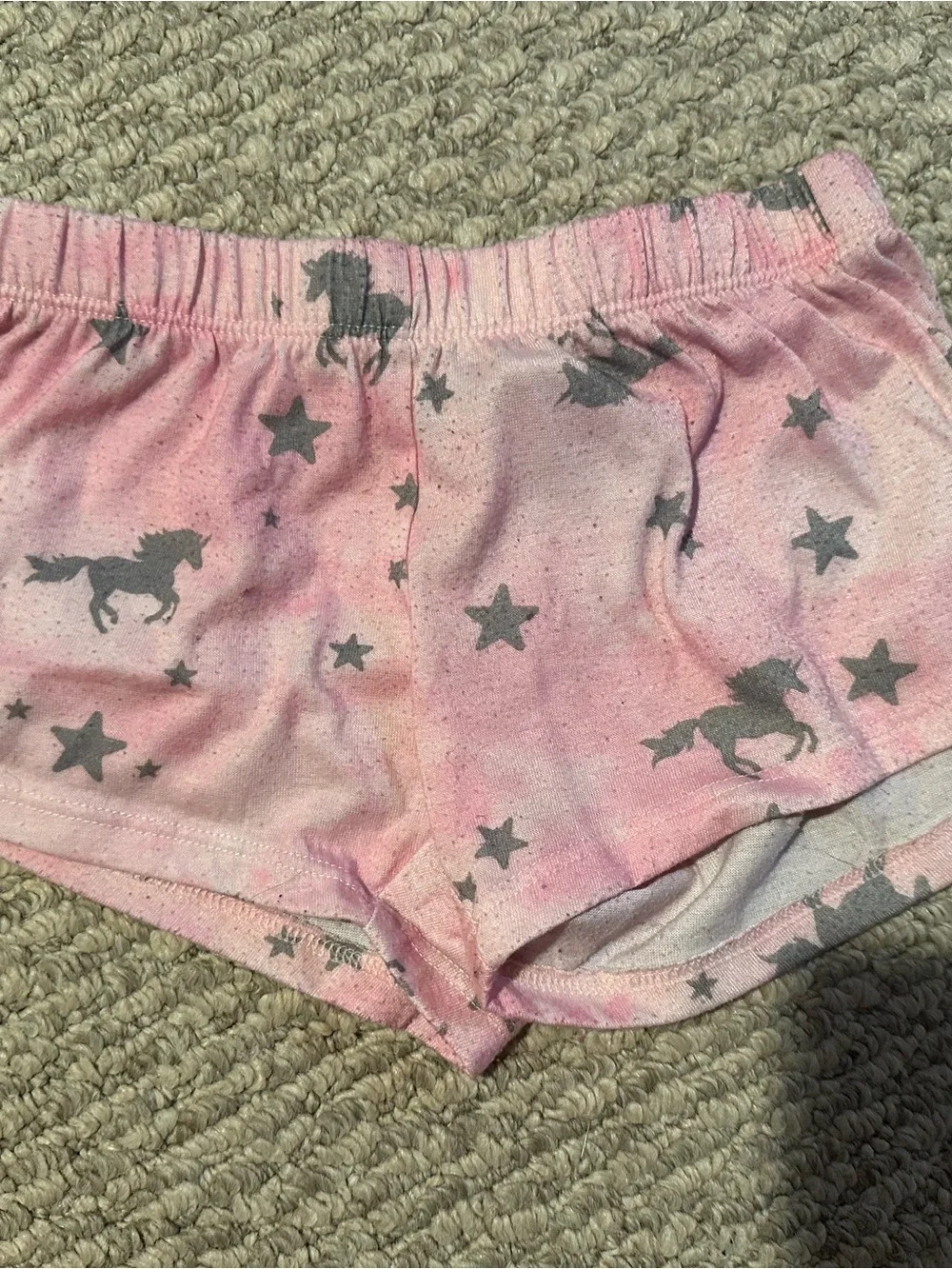 Pink Unicorn Girls Hooded Pajama Set